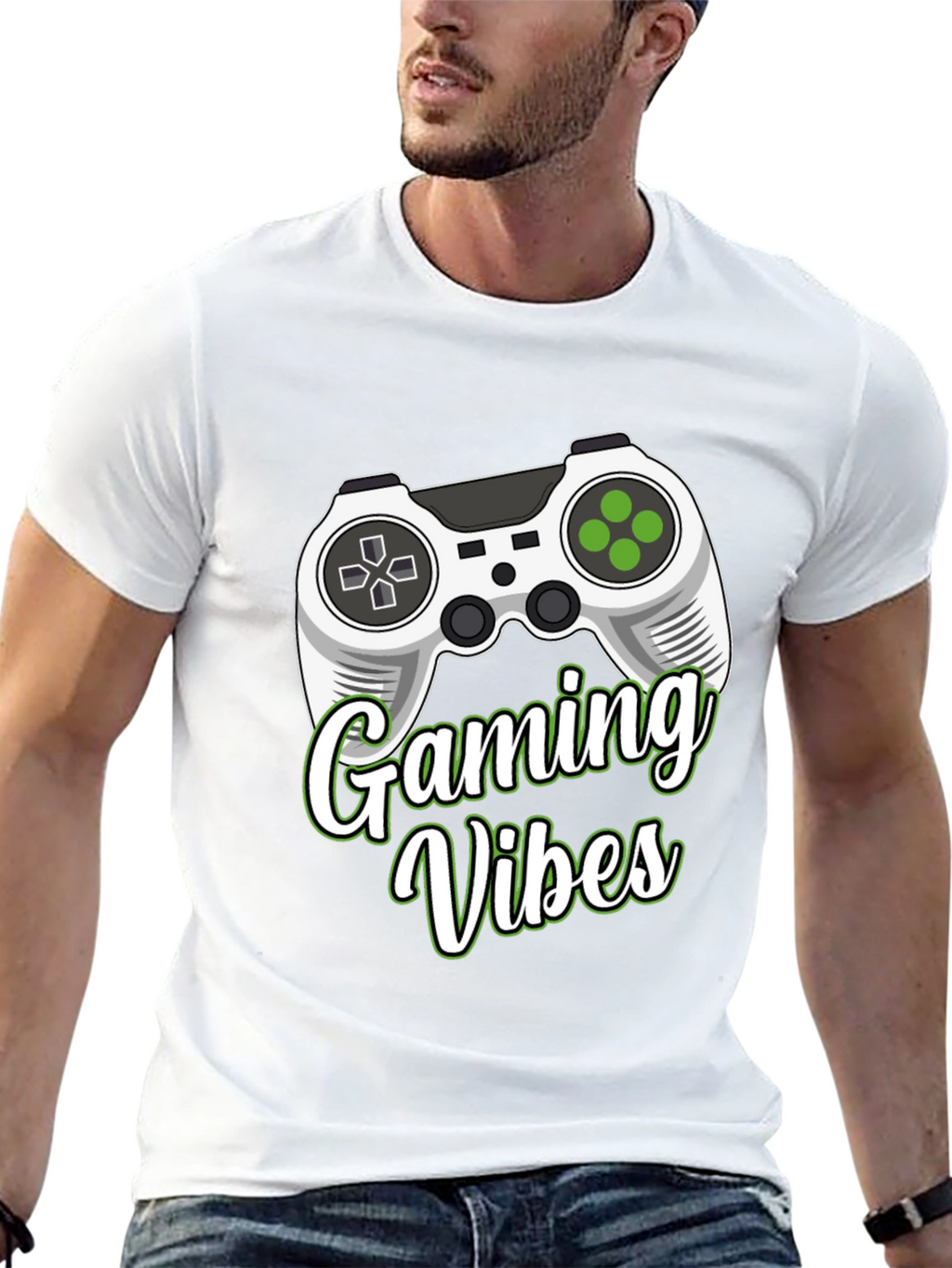 Gaming Vibes T-Shirt - Gamer Graphic Tee