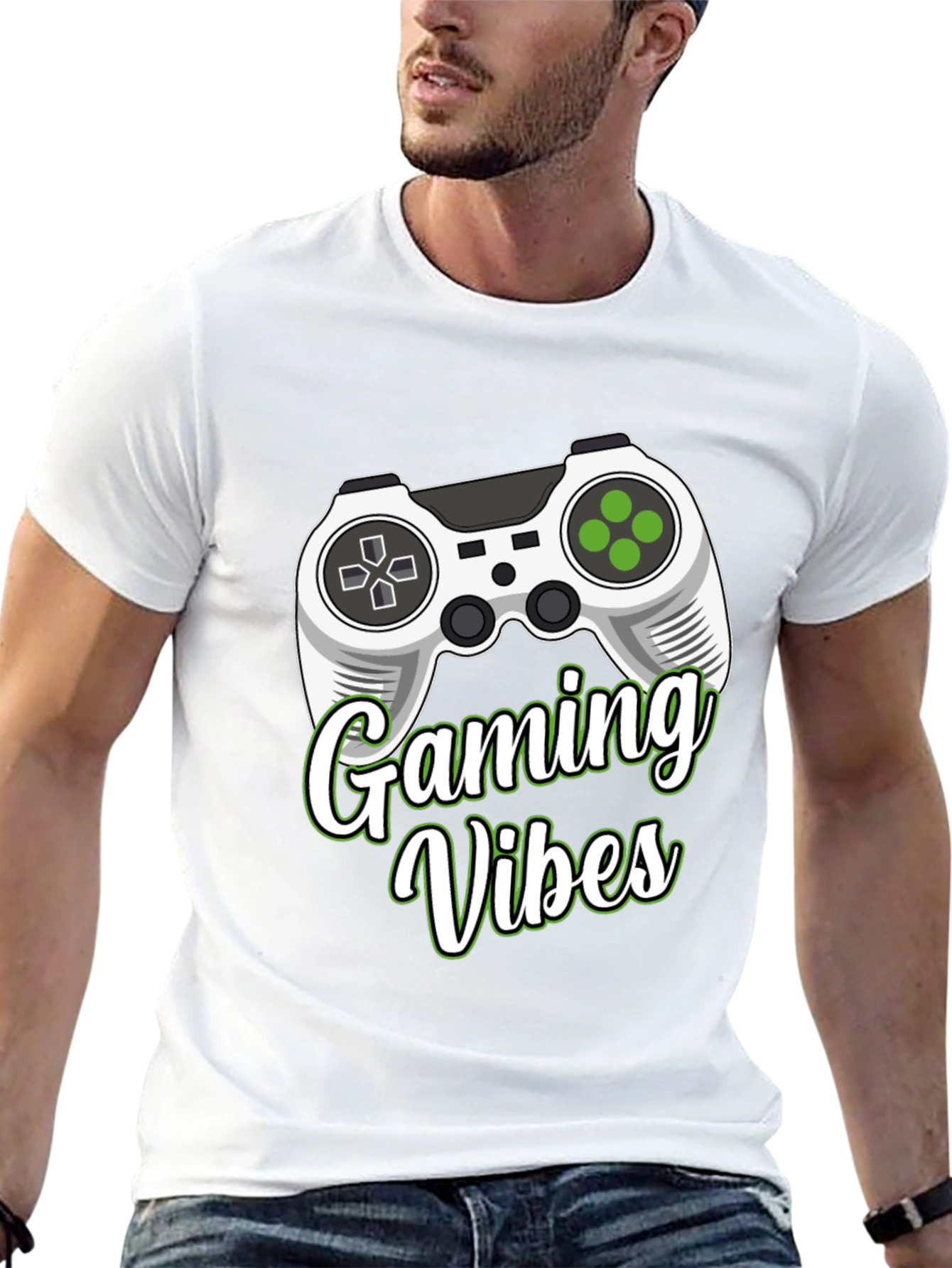 Gaming Vibes T-Shirt - Gamer Graphic Tee