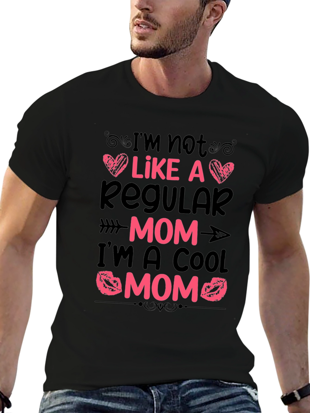 Cool Mom Graphic Tee - Novelty Womens T-Shirt