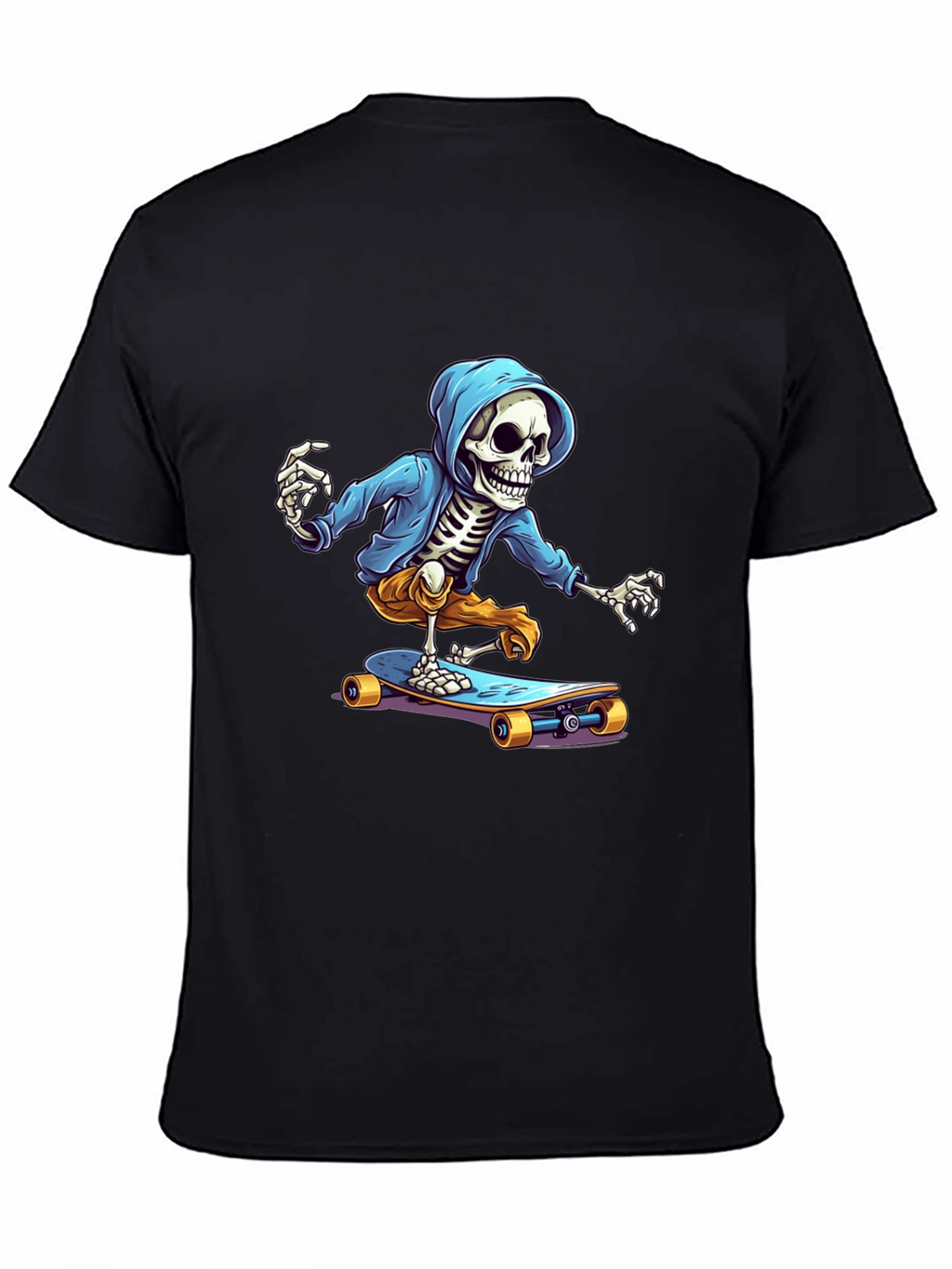 Skeleton Skateboarder Graphic Tee