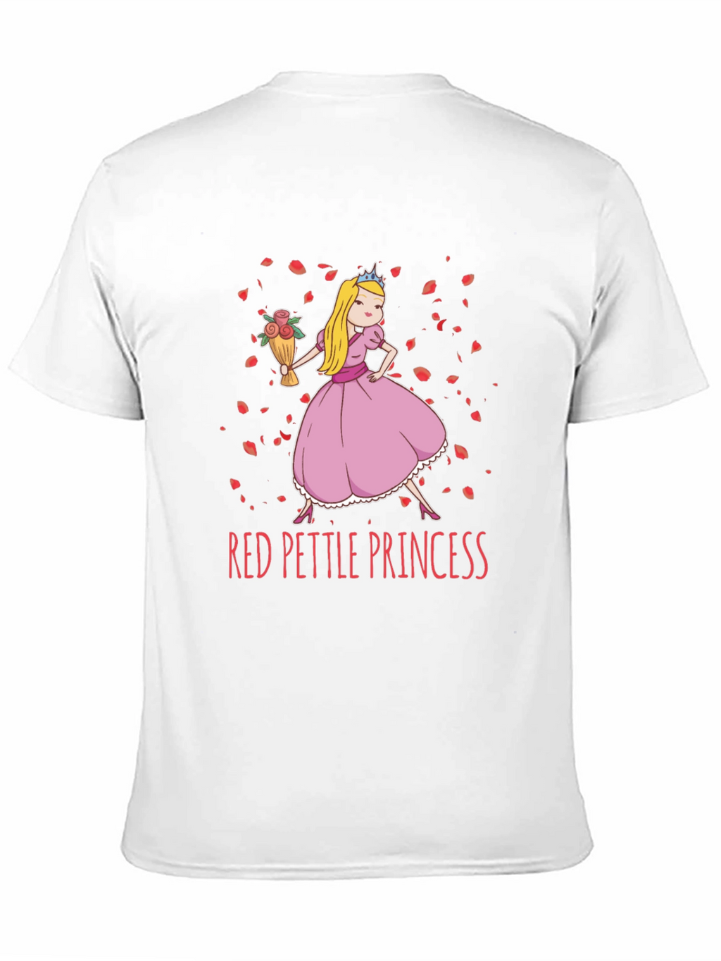 Red Pettle Princess Graphic T-Shirt