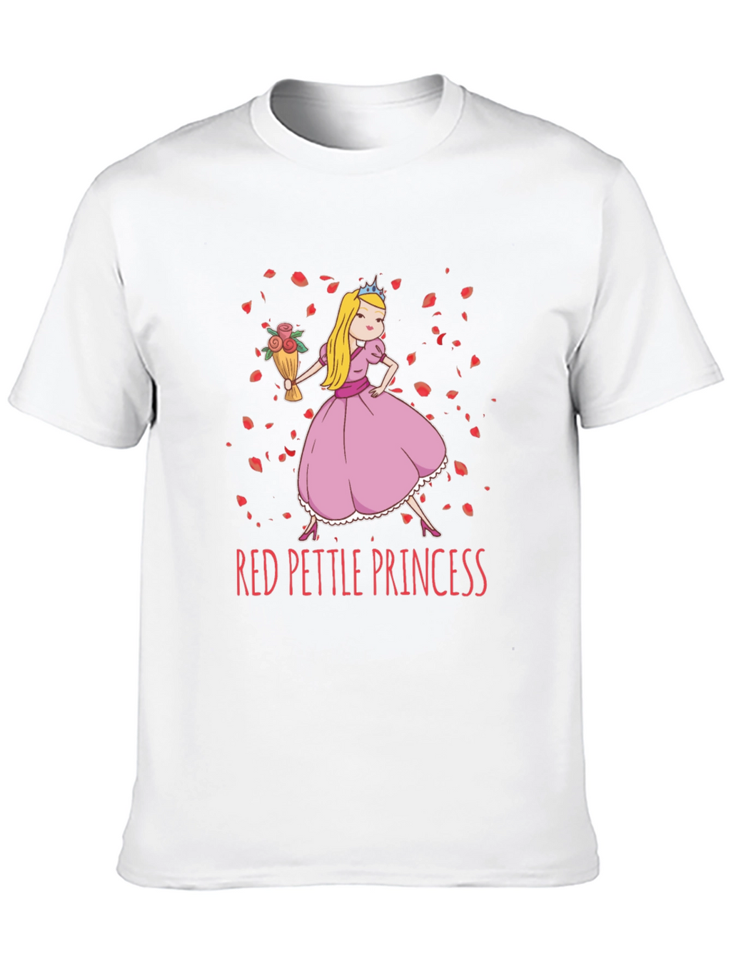 Red Pettle Princess Graphic T-Shirt