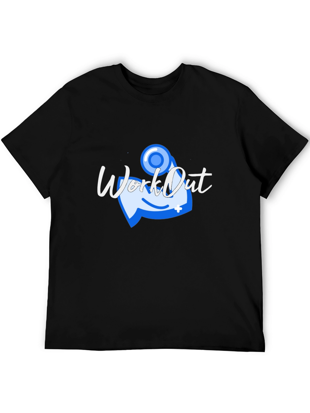 Workout Graphic T-Shirt - Black