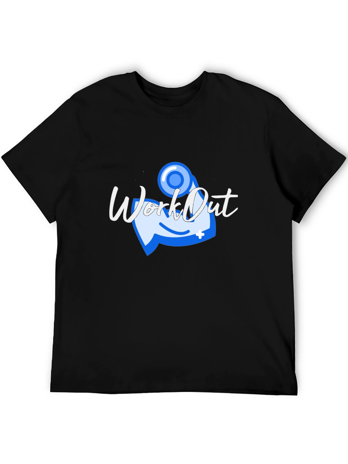 Workout Graphic T-Shirt - Black