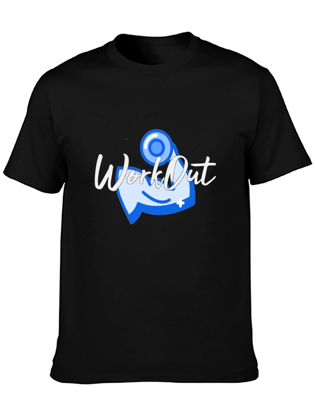 Workout Graphic T-Shirt - Black