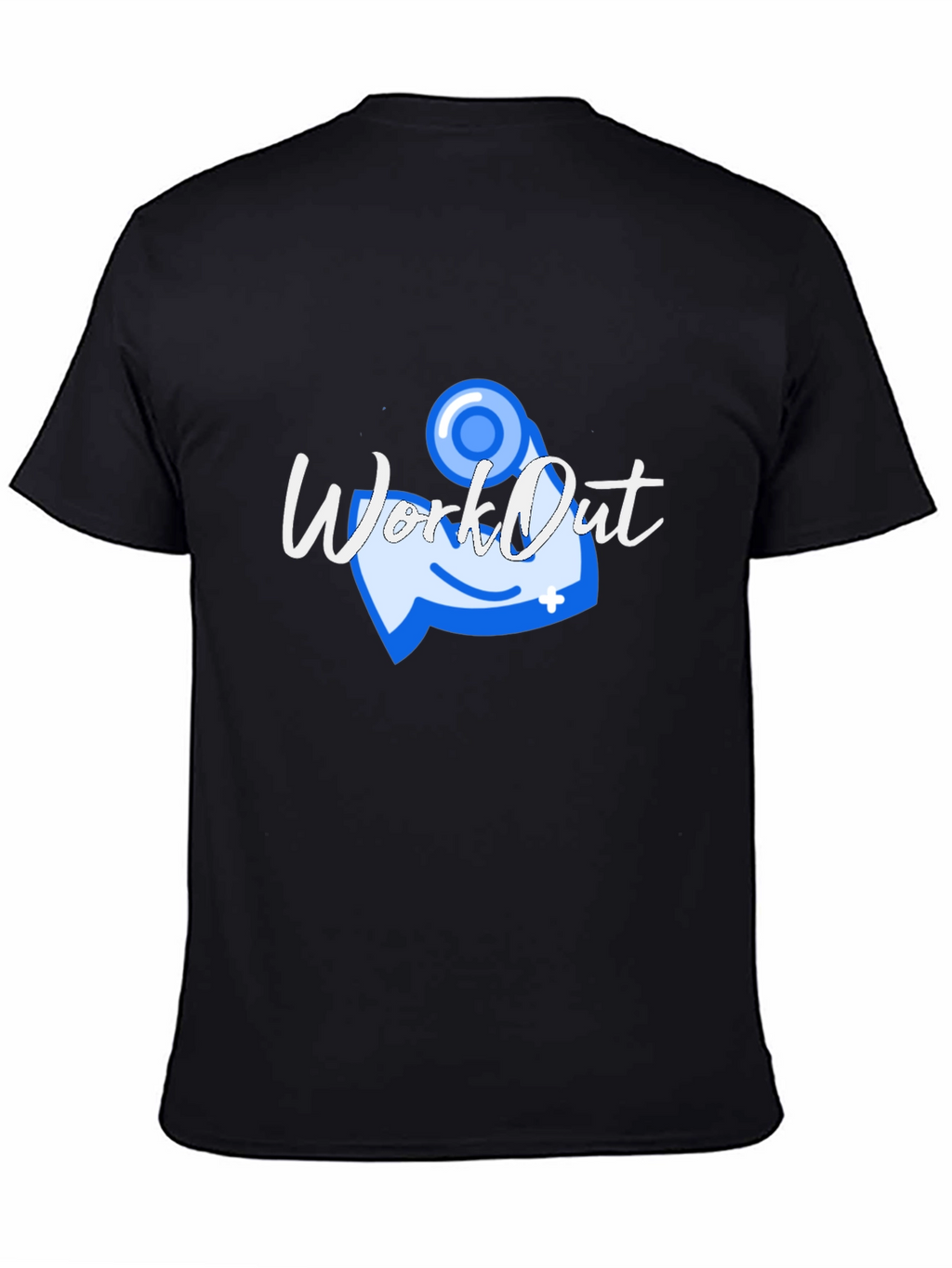 Workout Graphic T-Shirt - Black