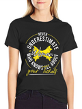 Never Underestimate Woman T-Shirt
