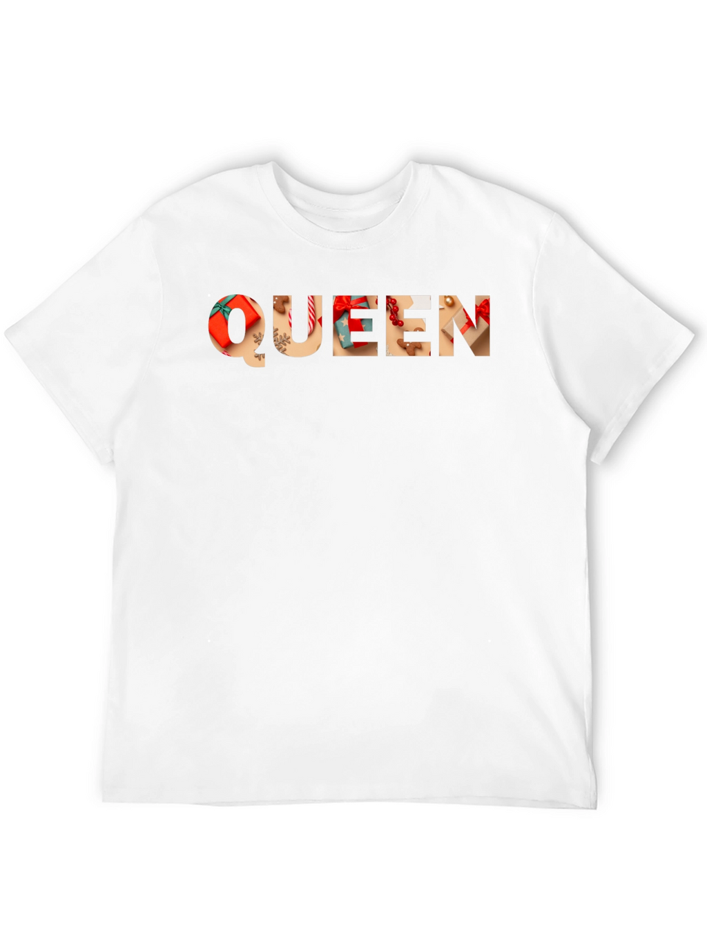 Festive Queen Christmas Holiday Graphic T-Shirt