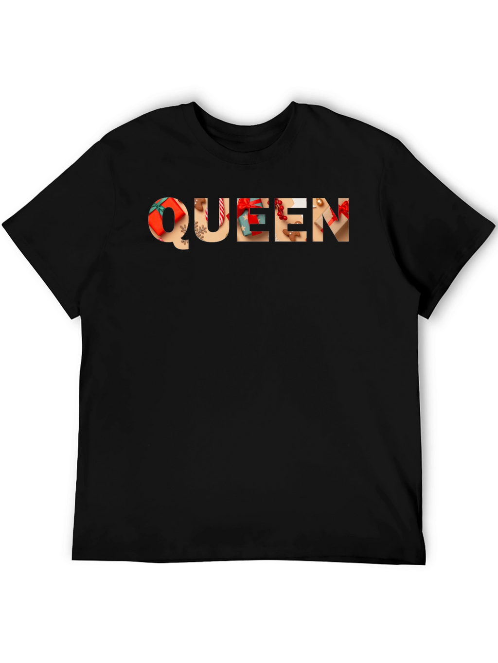 Festive Queen Christmas Holiday Graphic T-Shirt