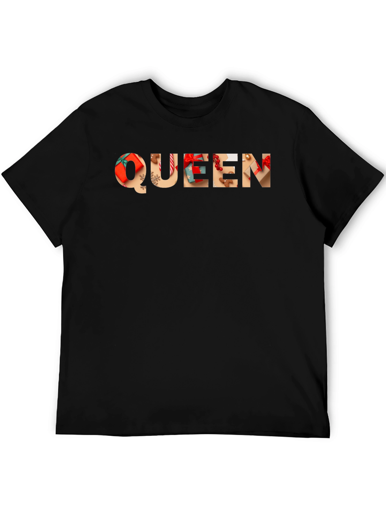 Festive Queen Christmas Holiday Graphic T-Shirt