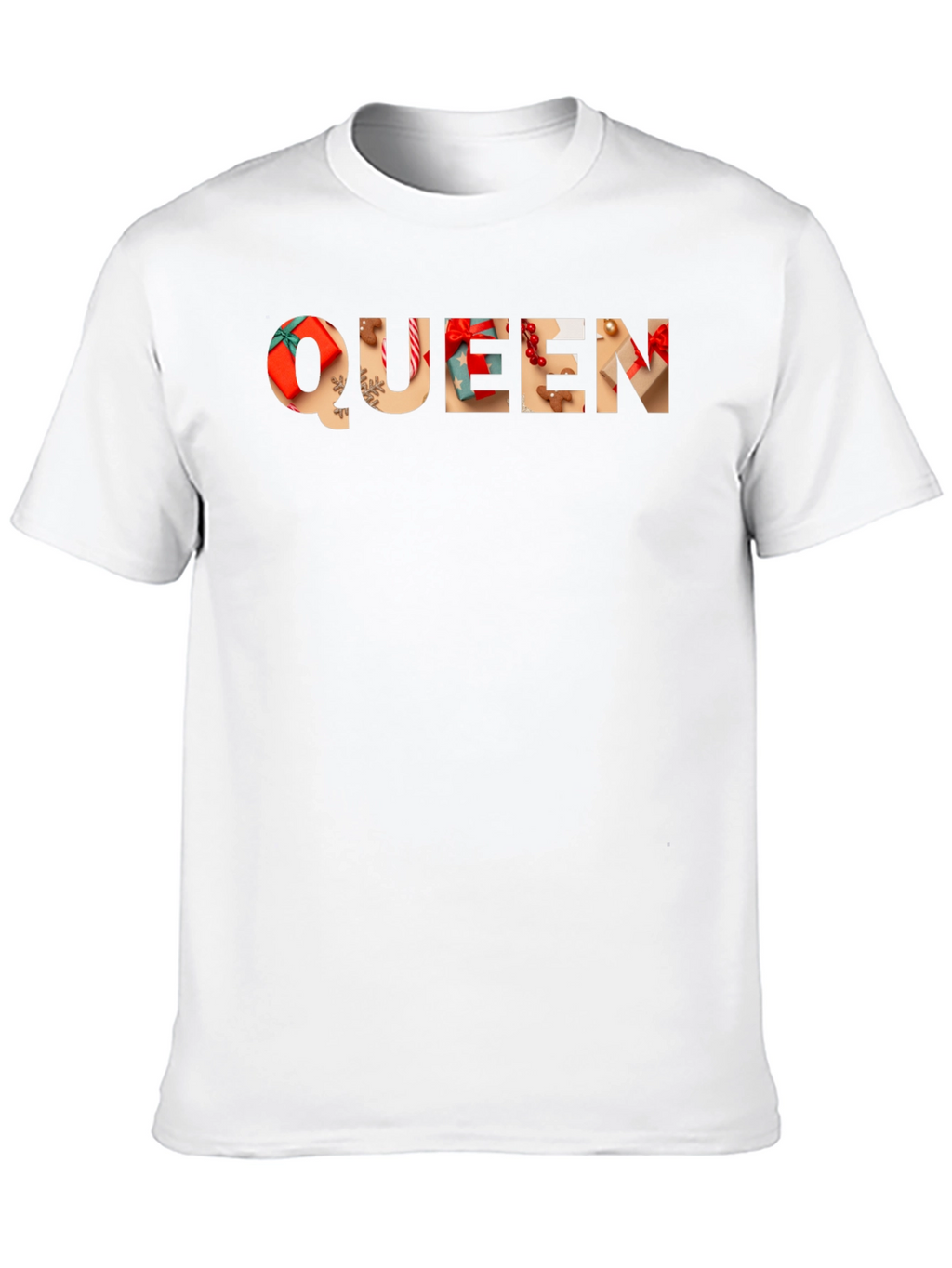 Festive Queen Christmas Holiday Graphic T-Shirt