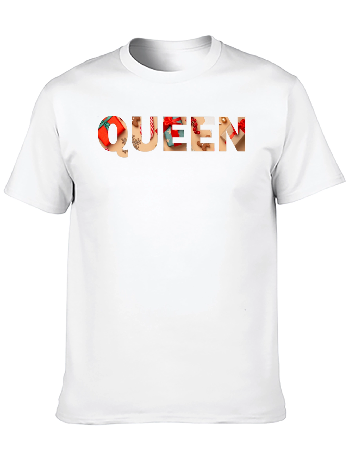 Festive Queen Christmas Holiday Graphic T-Shirt
