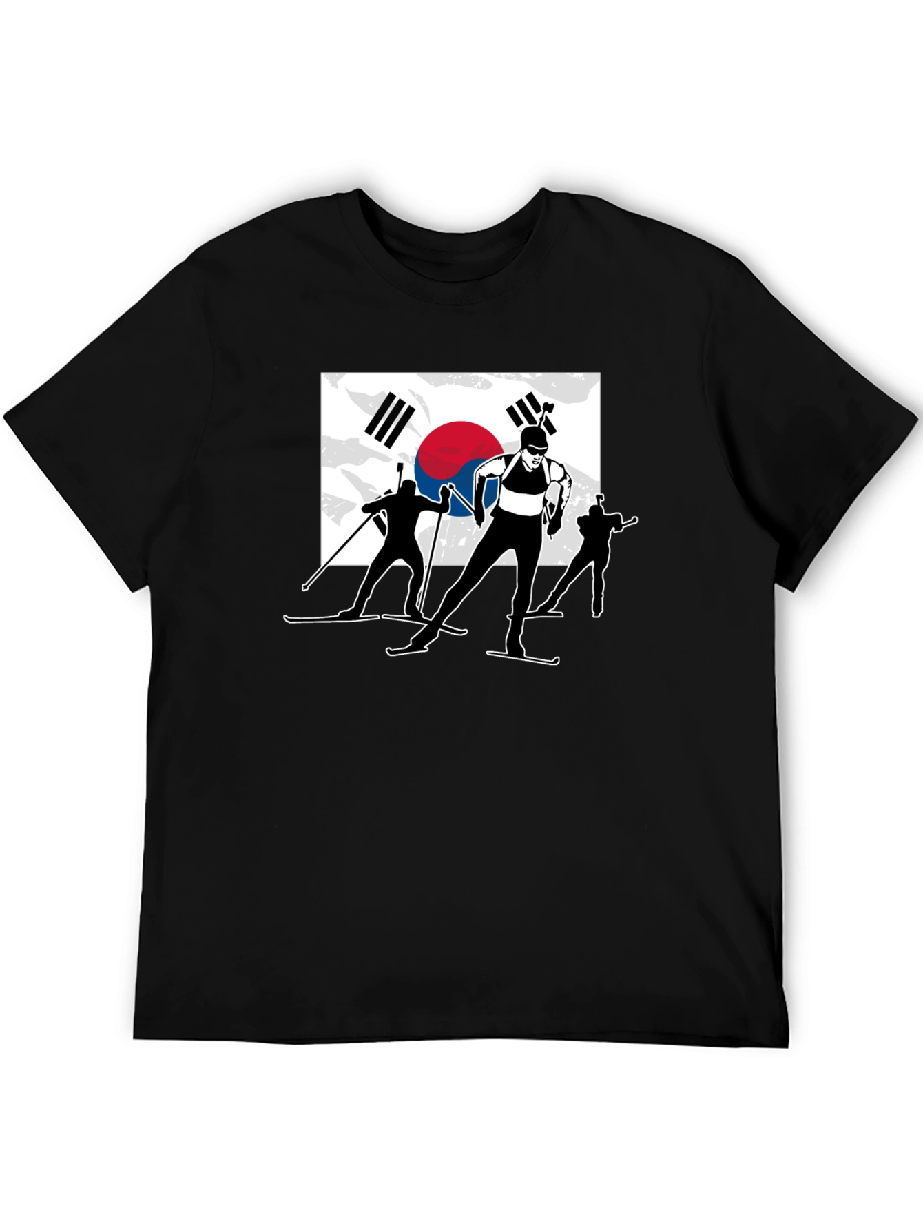 Biathlon South Korea Flag T-Shirt
