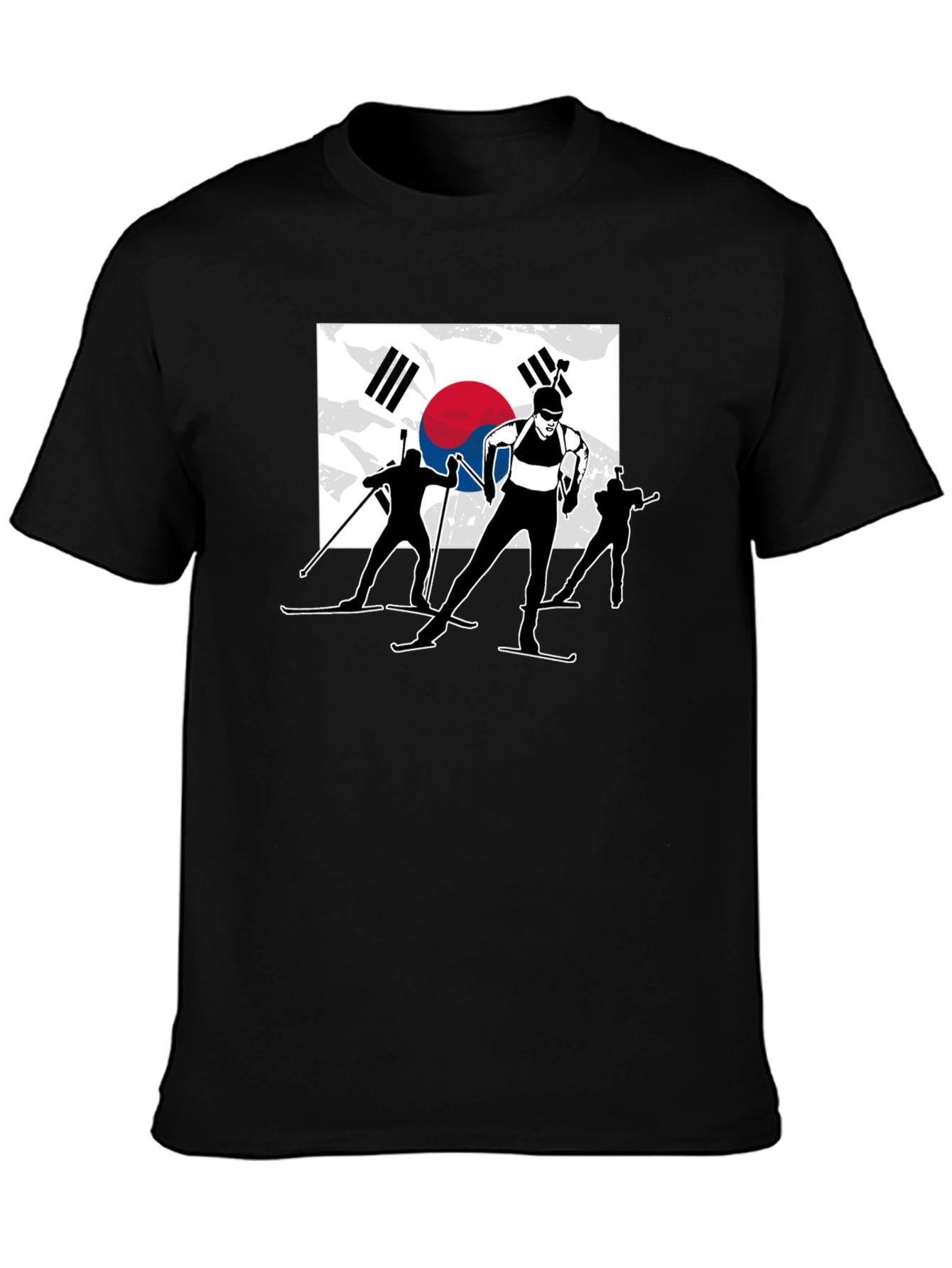 Biathlon South Korea Flag T-Shirt
