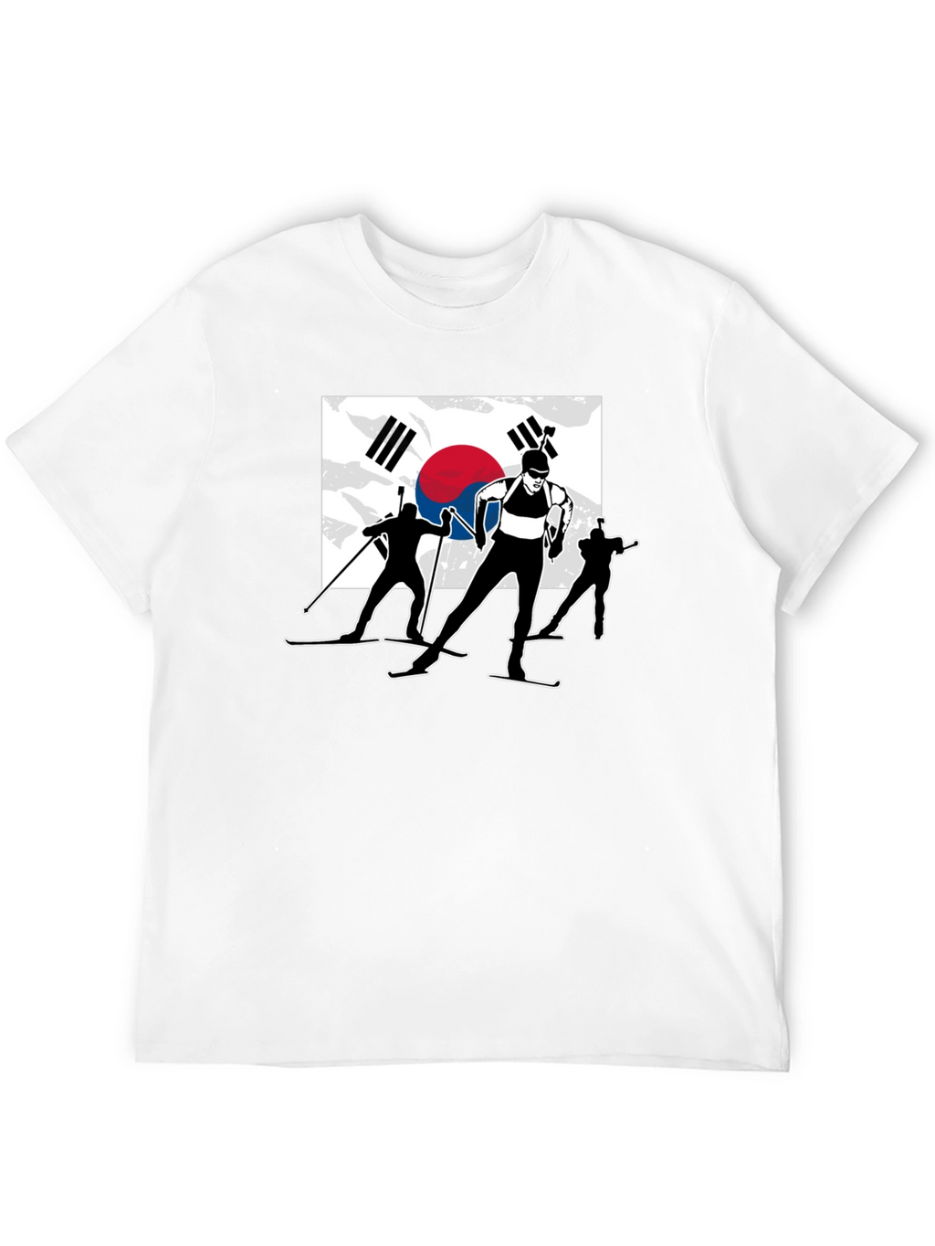 Biathlon South Korea Flag T-Shirt