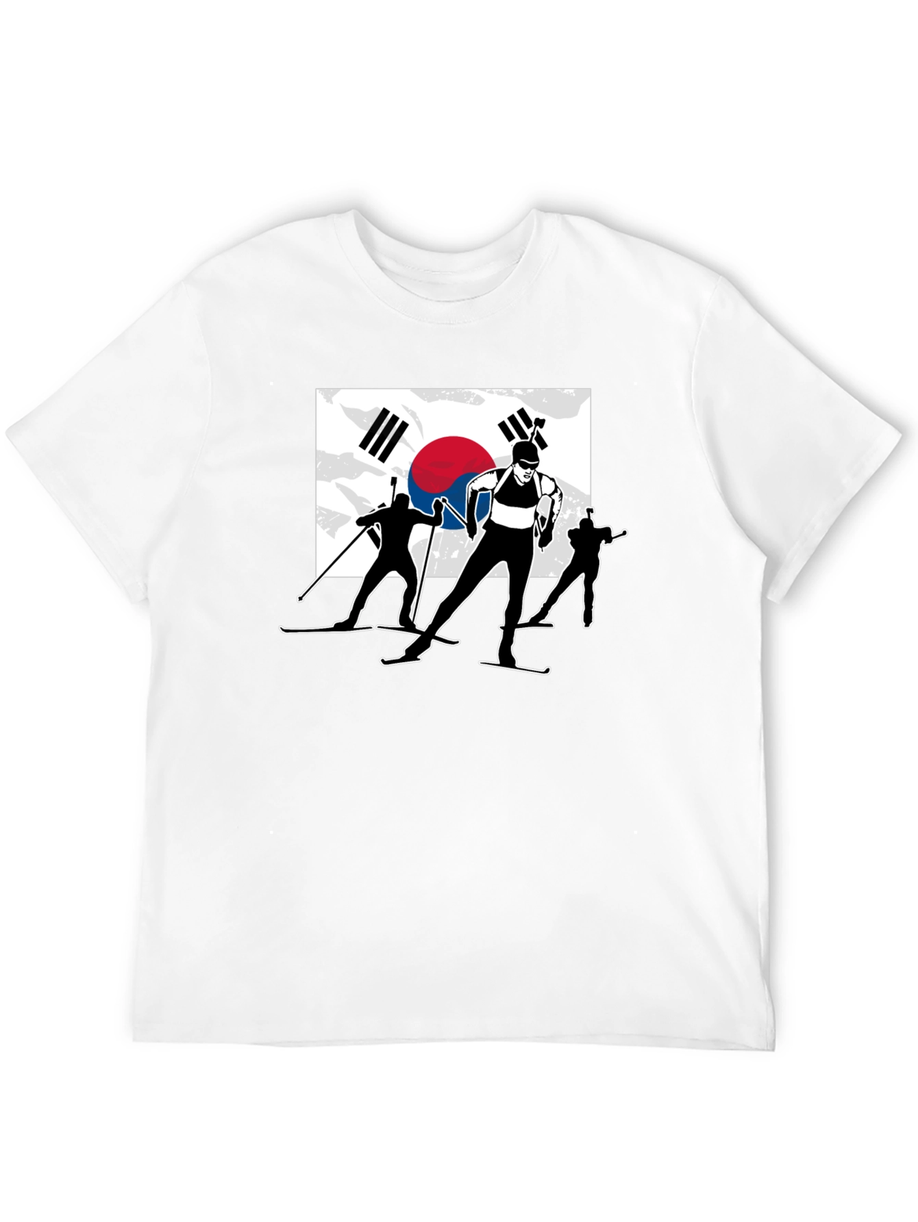 Biathlon South Korea Flag T-Shirt
