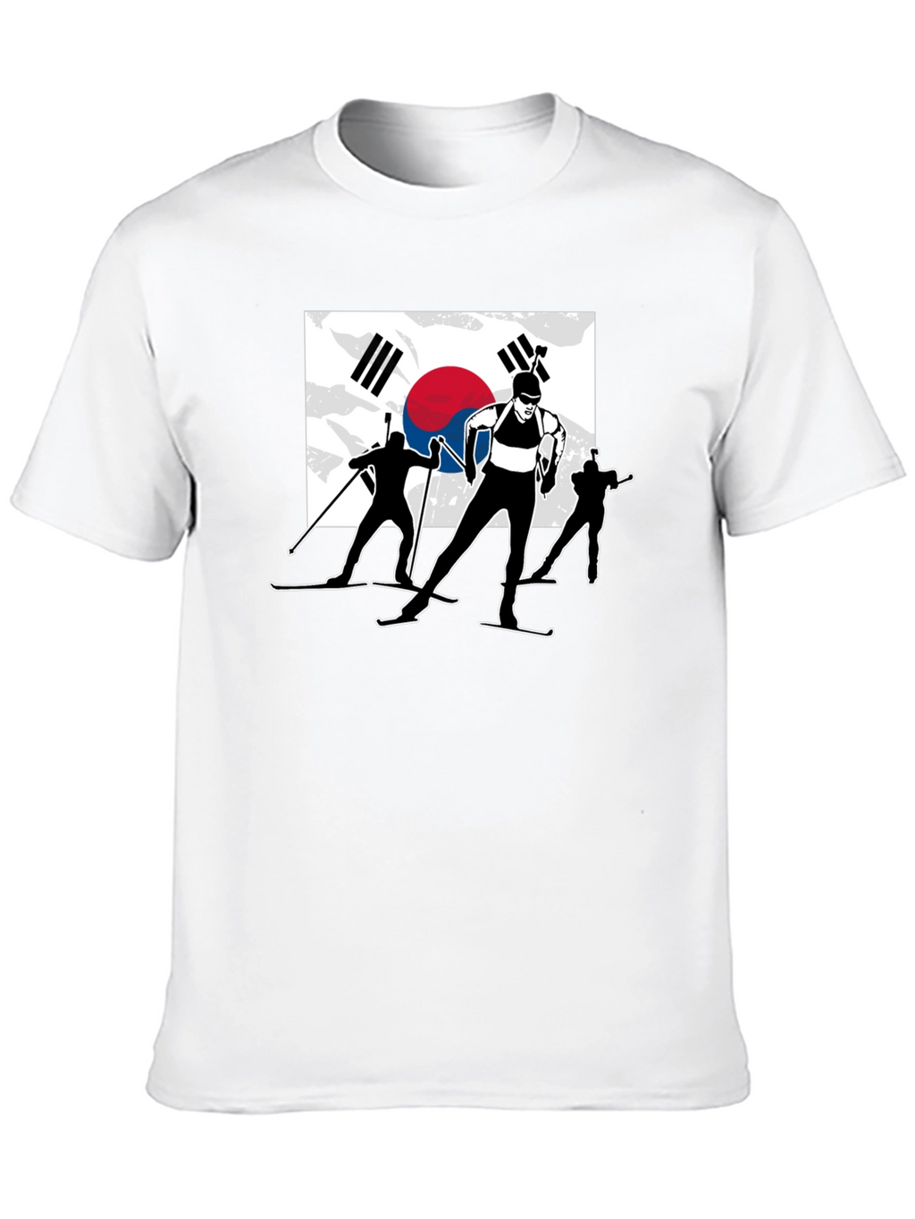 Biathlon South Korea Flag T-Shirt