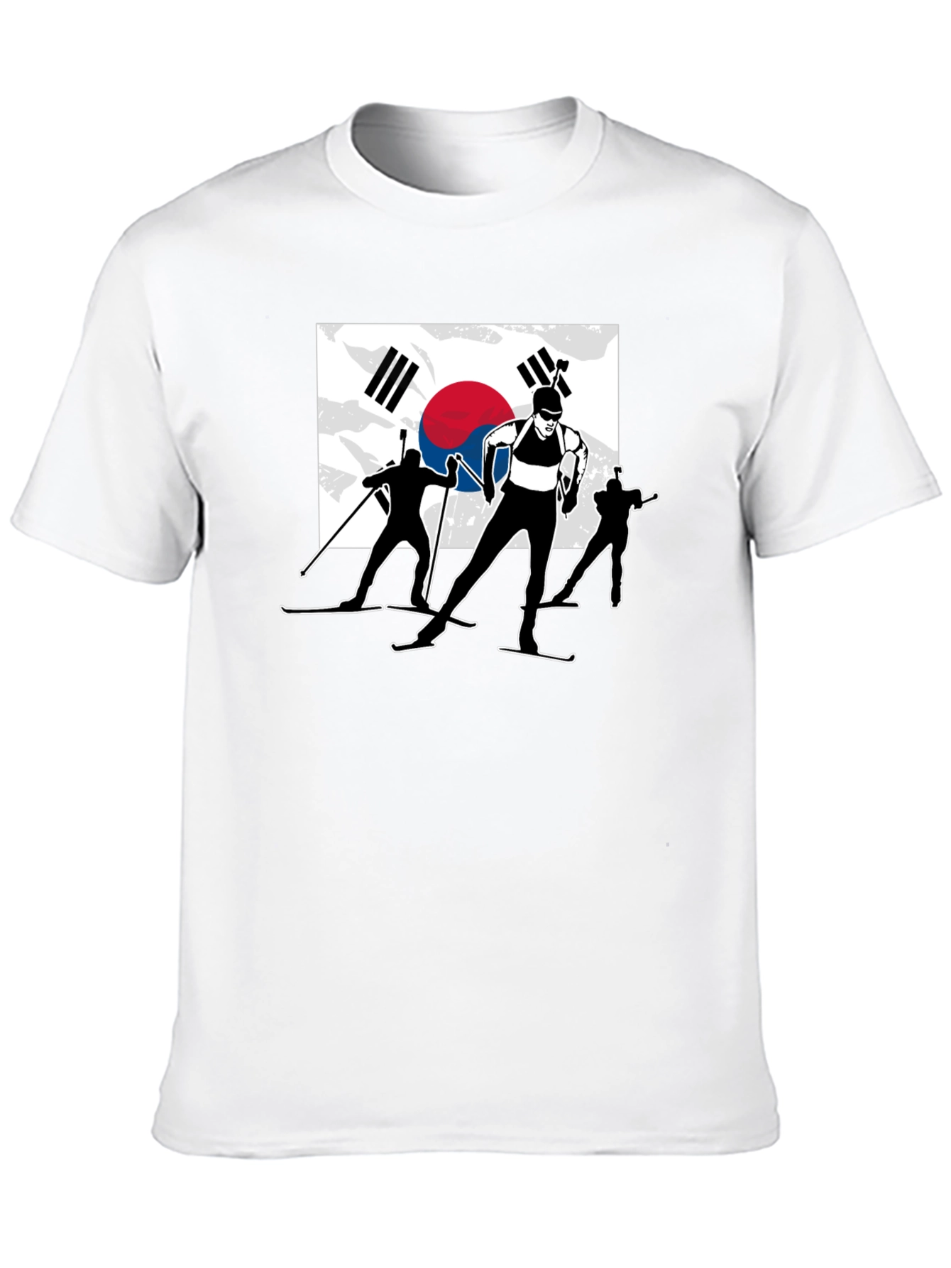 Biathlon South Korea Flag T-Shirt