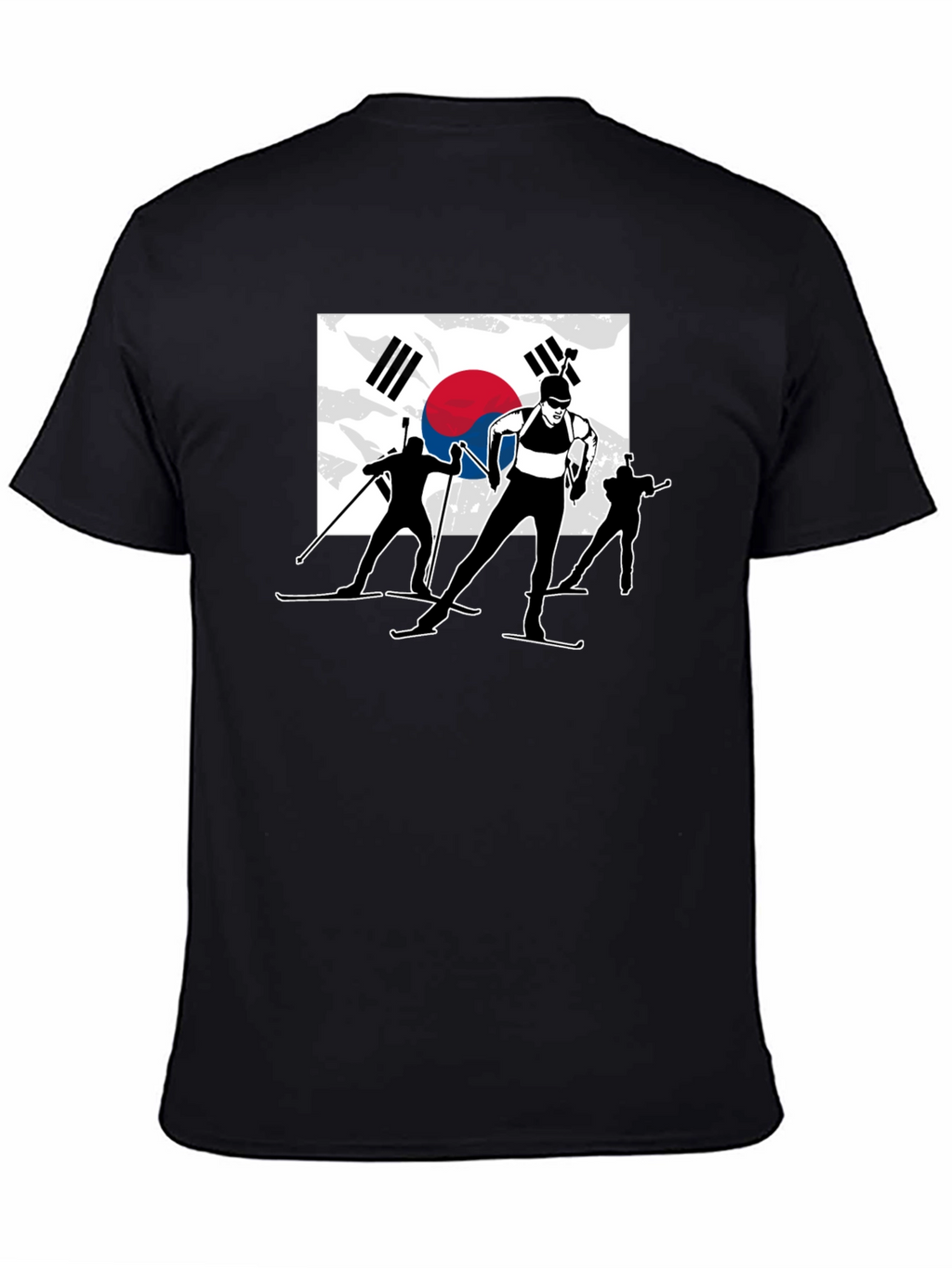 Biathlon South Korea Flag T-Shirt