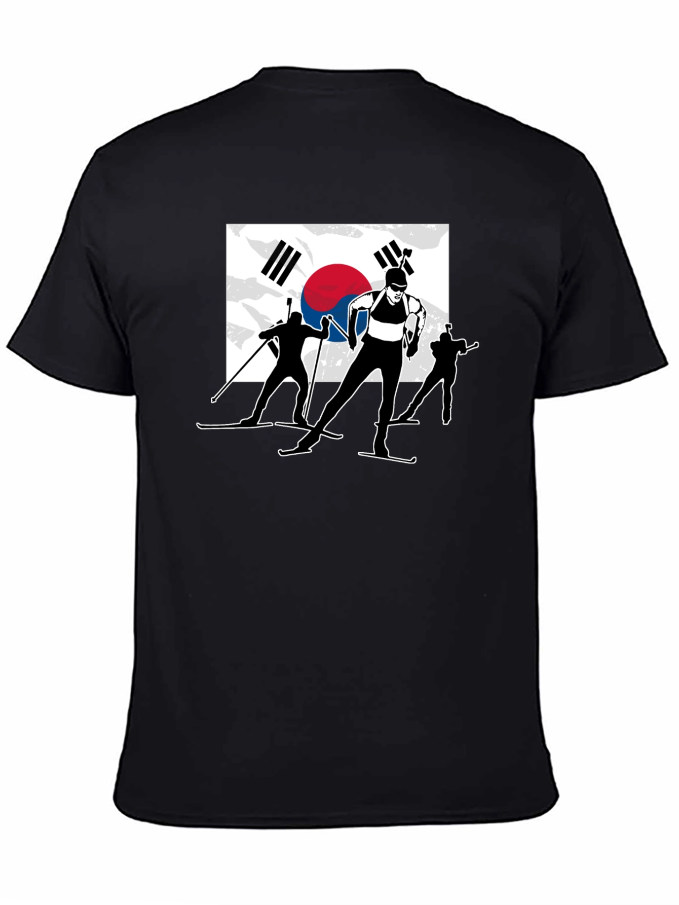 Biathlon South Korea Flag T-Shirt