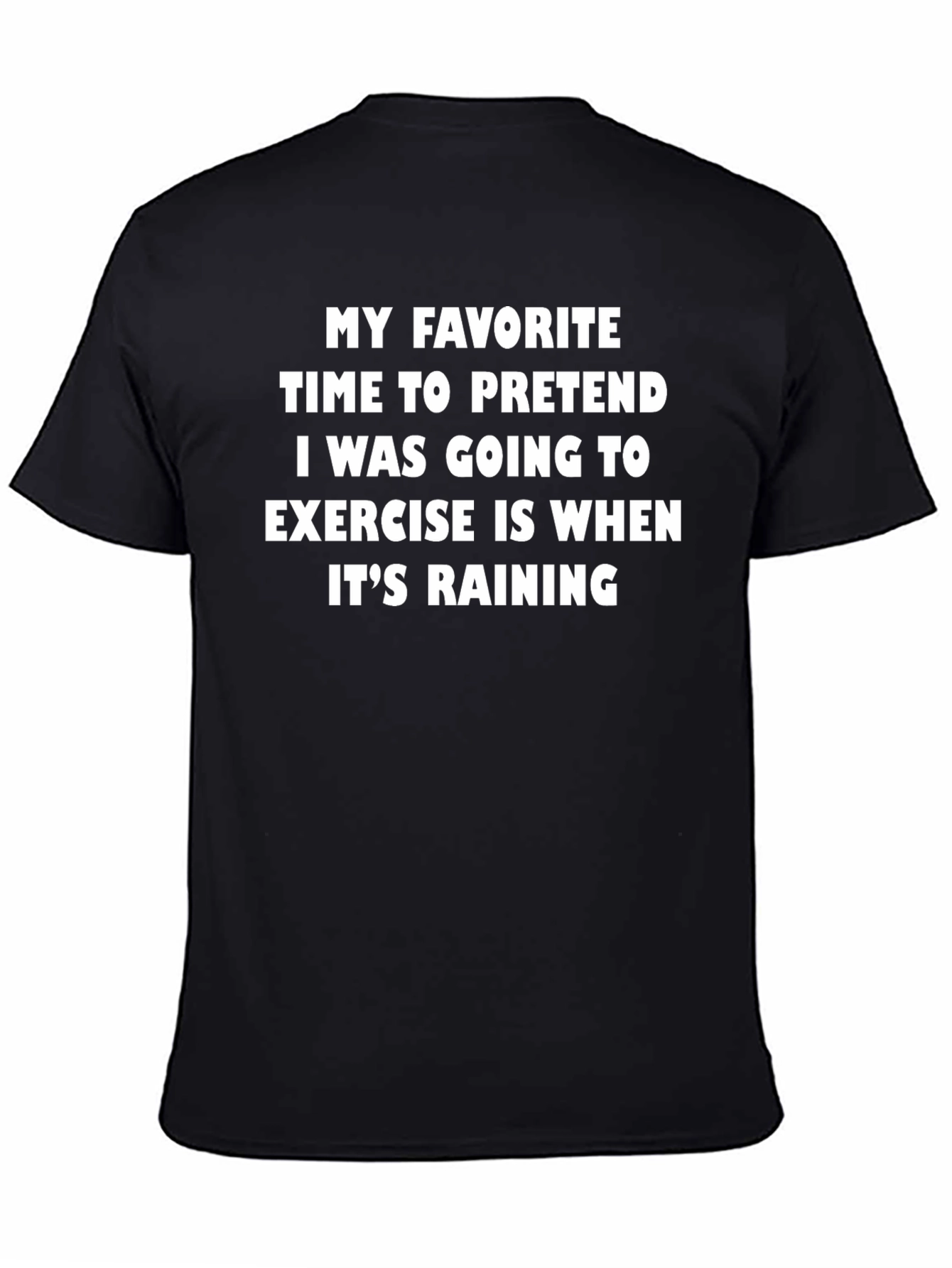 Funny Exercise Excuse T-Shirt