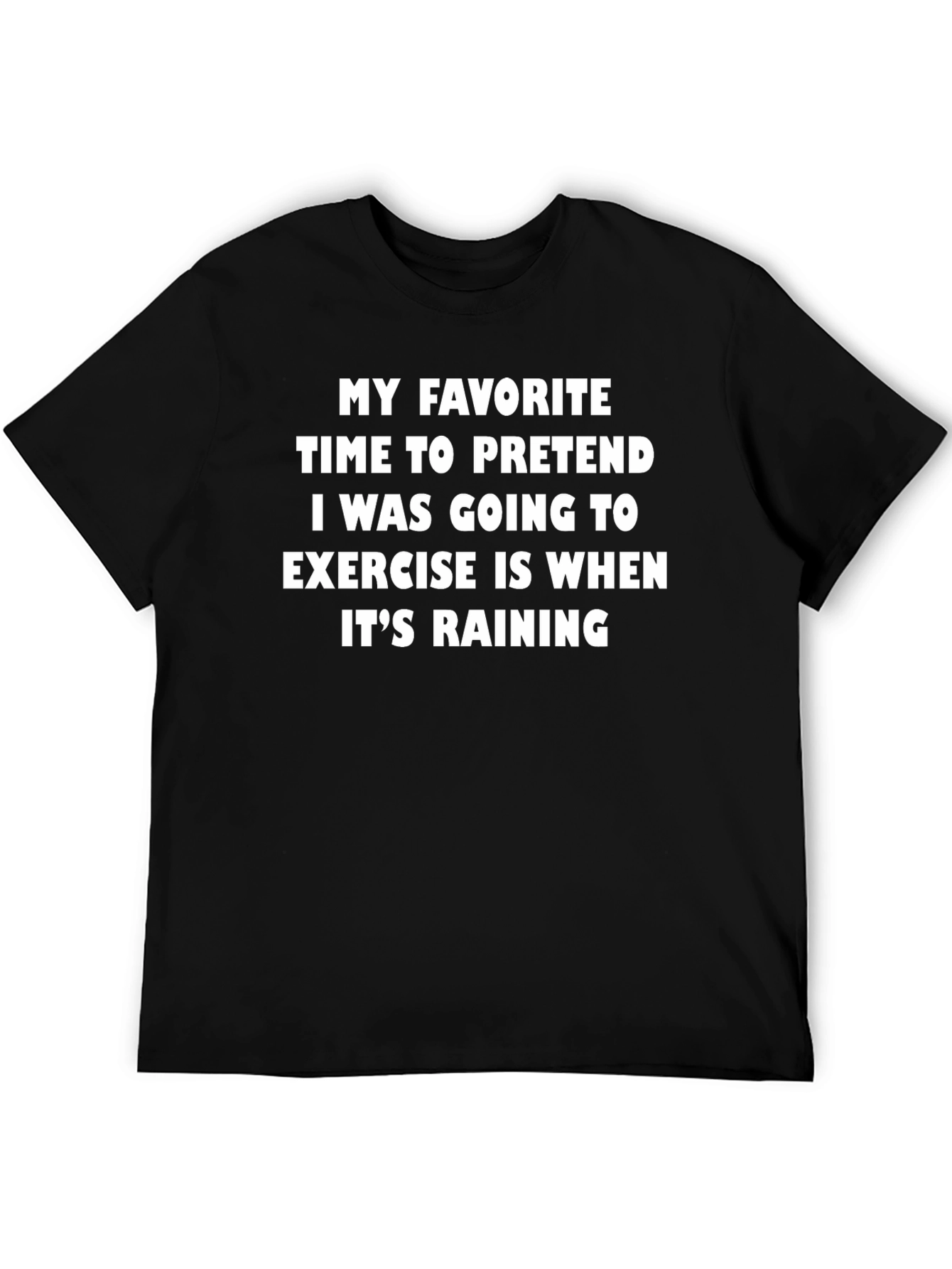 Funny Exercise Excuse T-Shirt