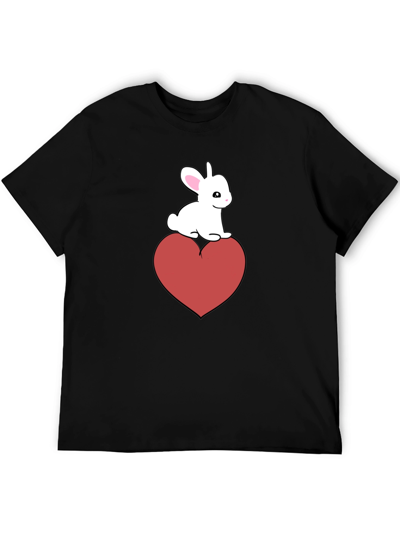 Bunny Heart Graphic Tee - Cute Casual Style