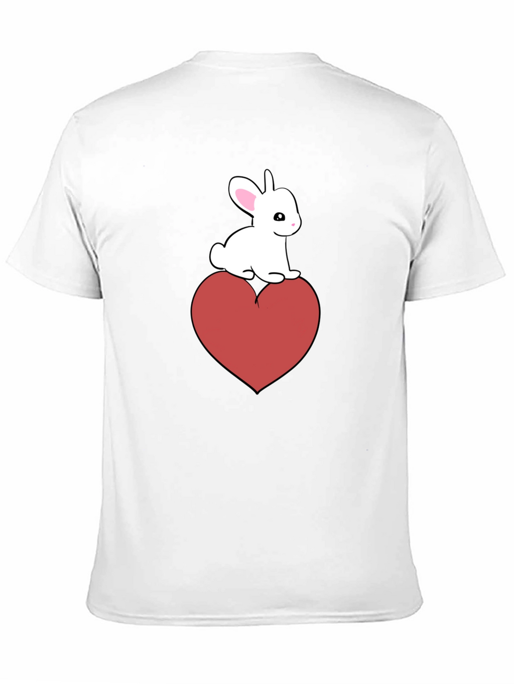 Bunny Heart Graphic Tee - Cute Casual Style