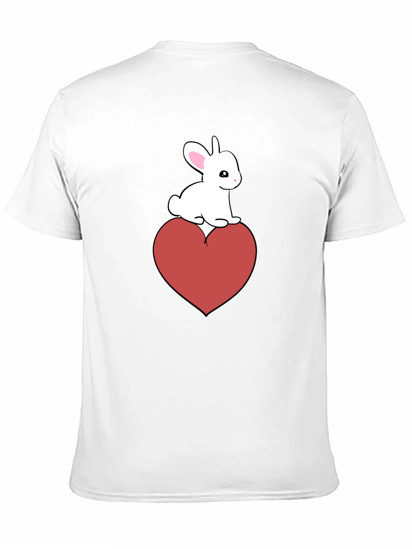 Bunny Heart Graphic Tee - Cute Casual Style
