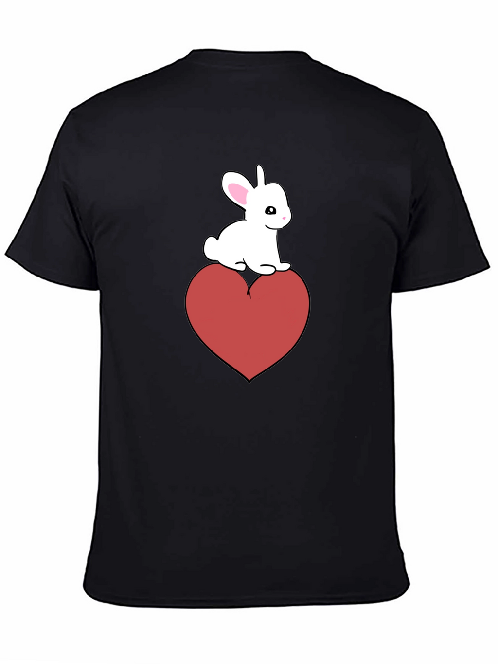 Bunny Heart Graphic Tee - Cute Casual Style