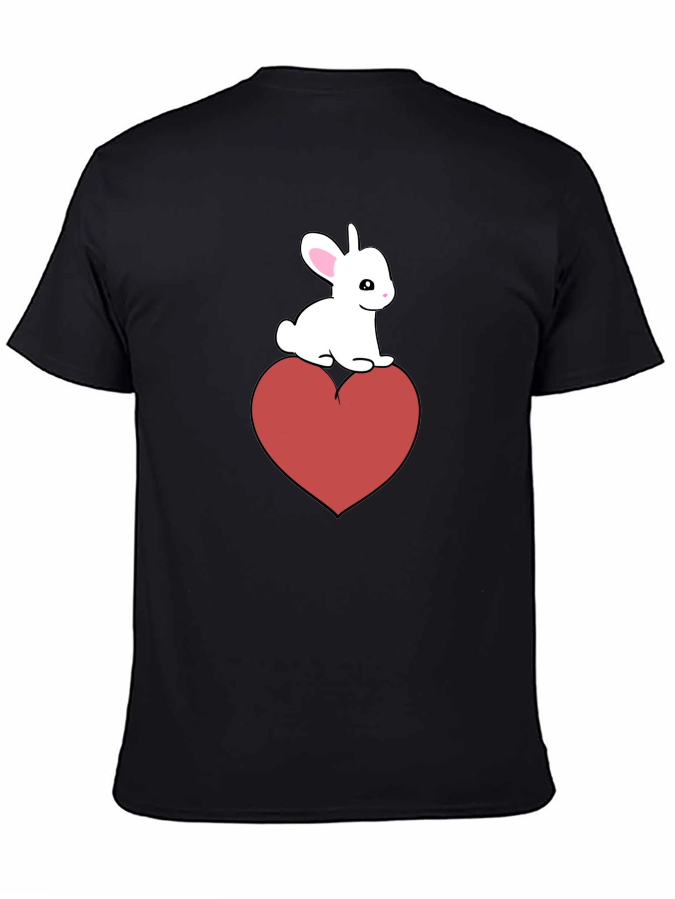 Bunny Heart Graphic Tee - Cute Casual Style