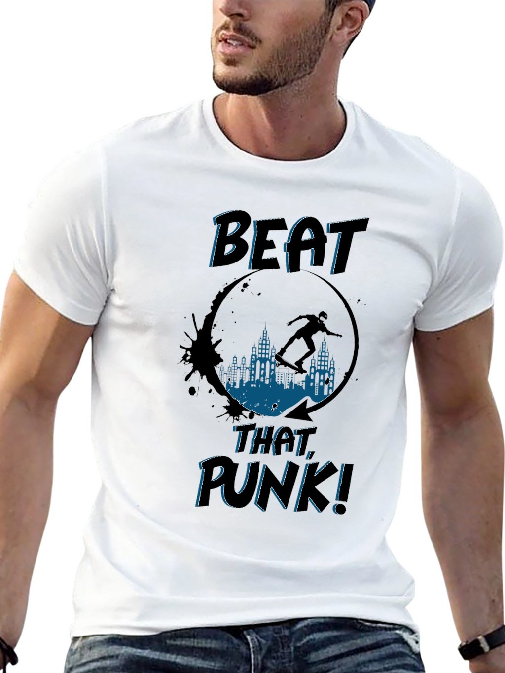 Beat That Punk Graphic T-Shirt