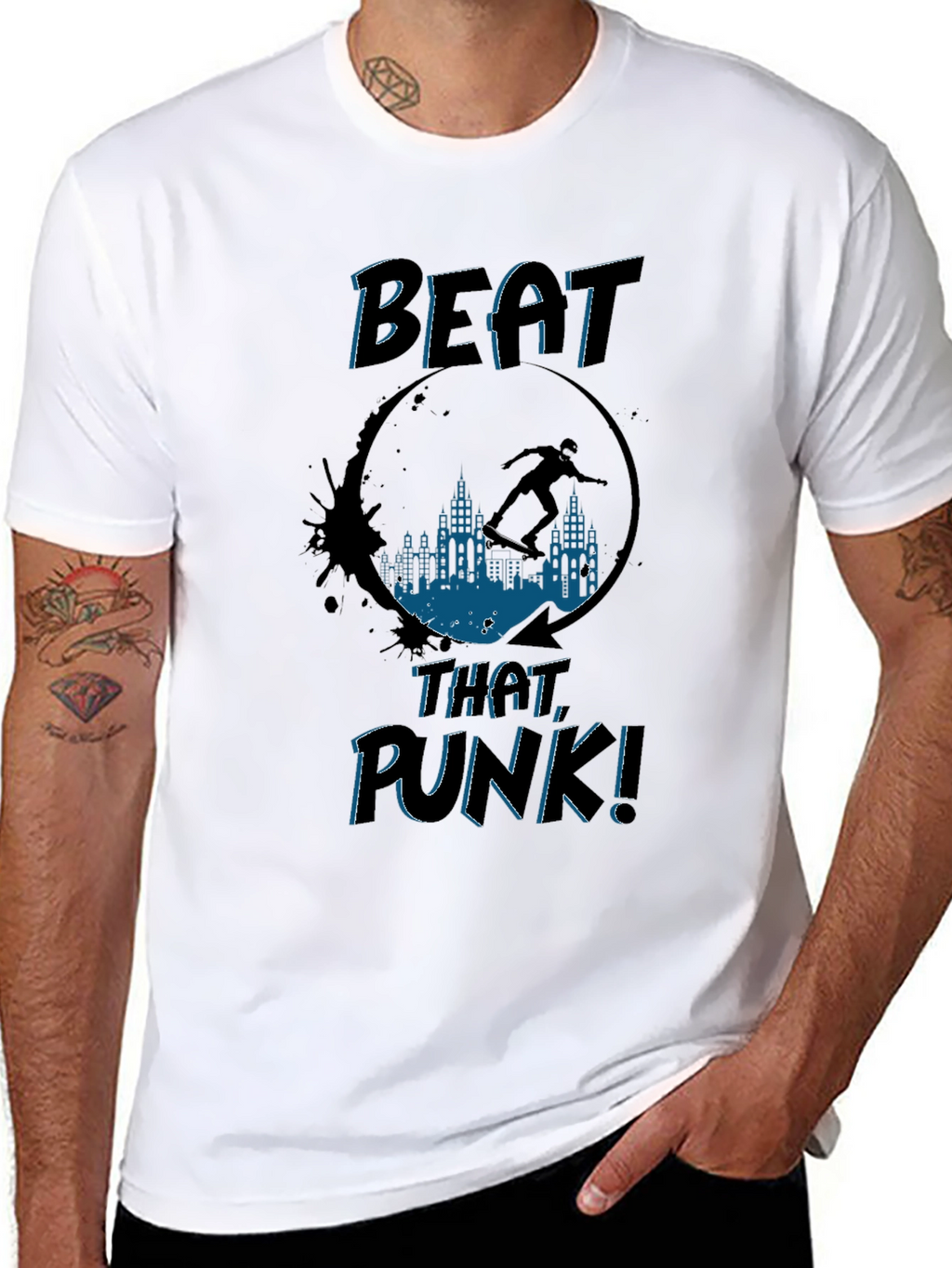 Beat That Punk Graphic T-Shirt
