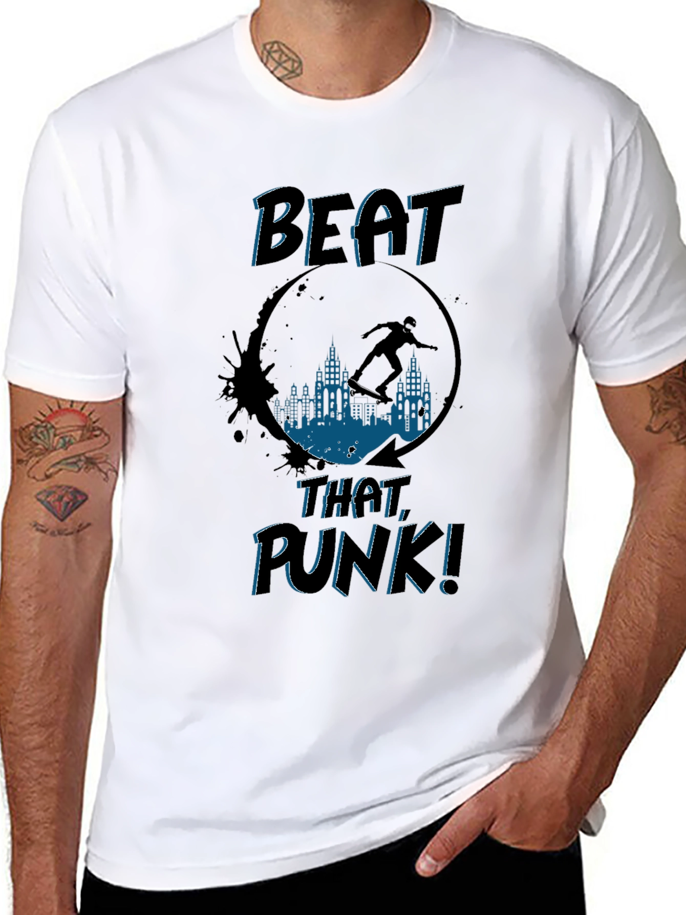 Beat That Punk Graphic T-Shirt