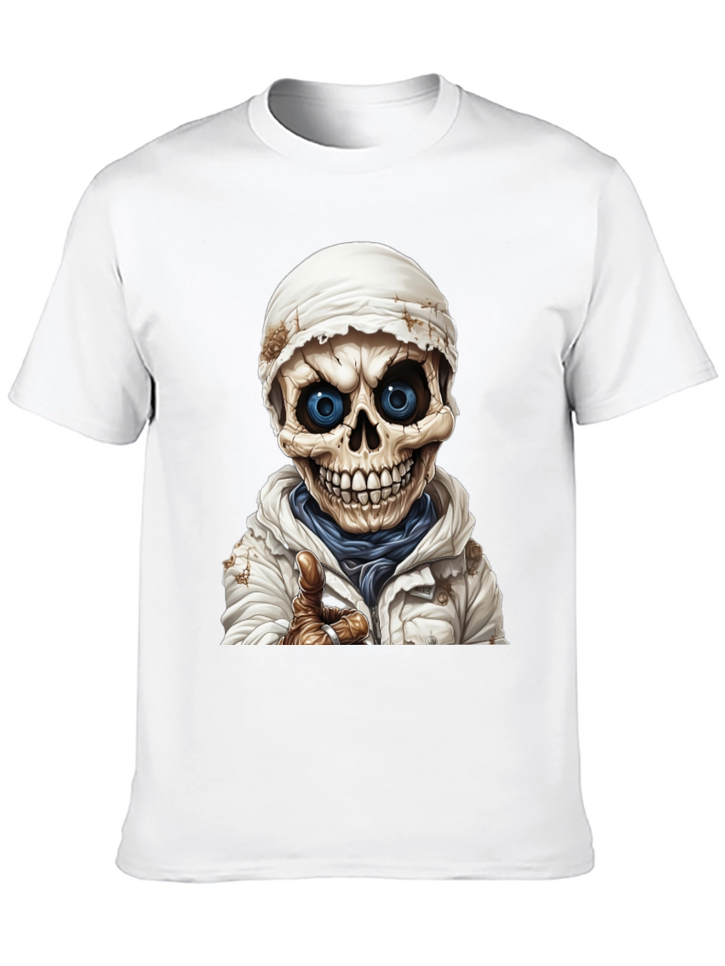 Skeleton Cartoon Graphic Tee