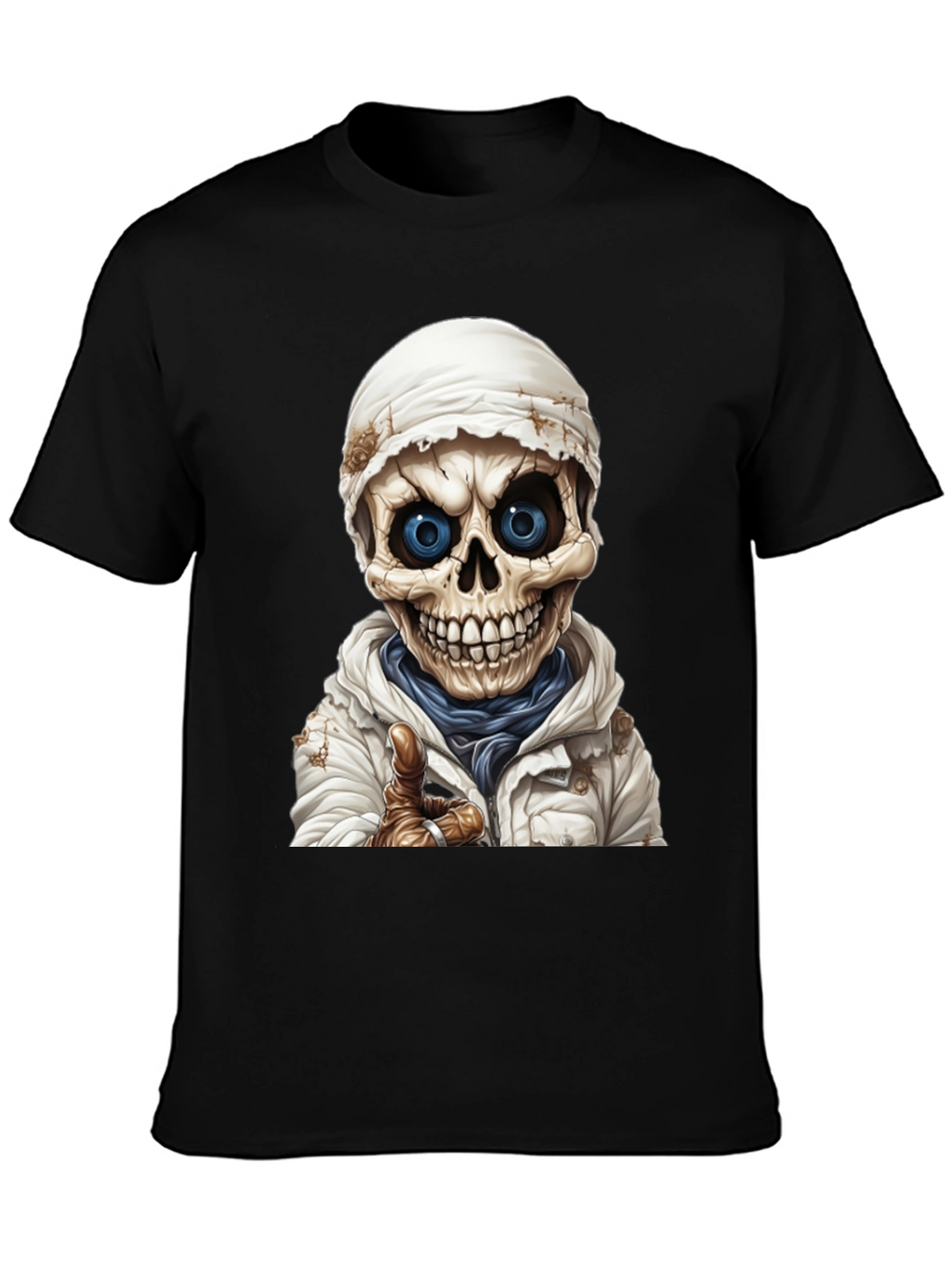 Skeleton Cartoon Graphic Tee