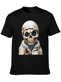 Skeleton Cartoon Graphic Tee