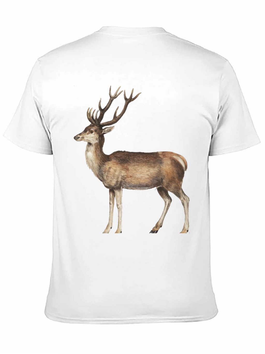 Deer Graphic T-Shirt - Black