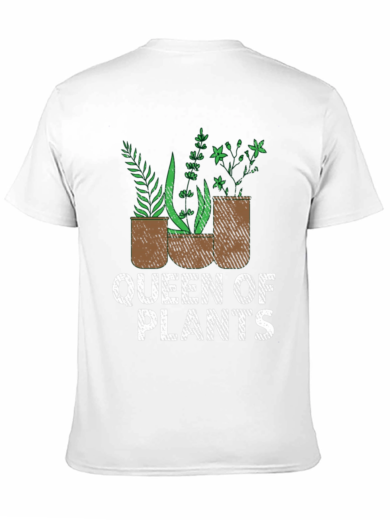 Queen of Plants Graphic Tee - Gardening Lover Shirt