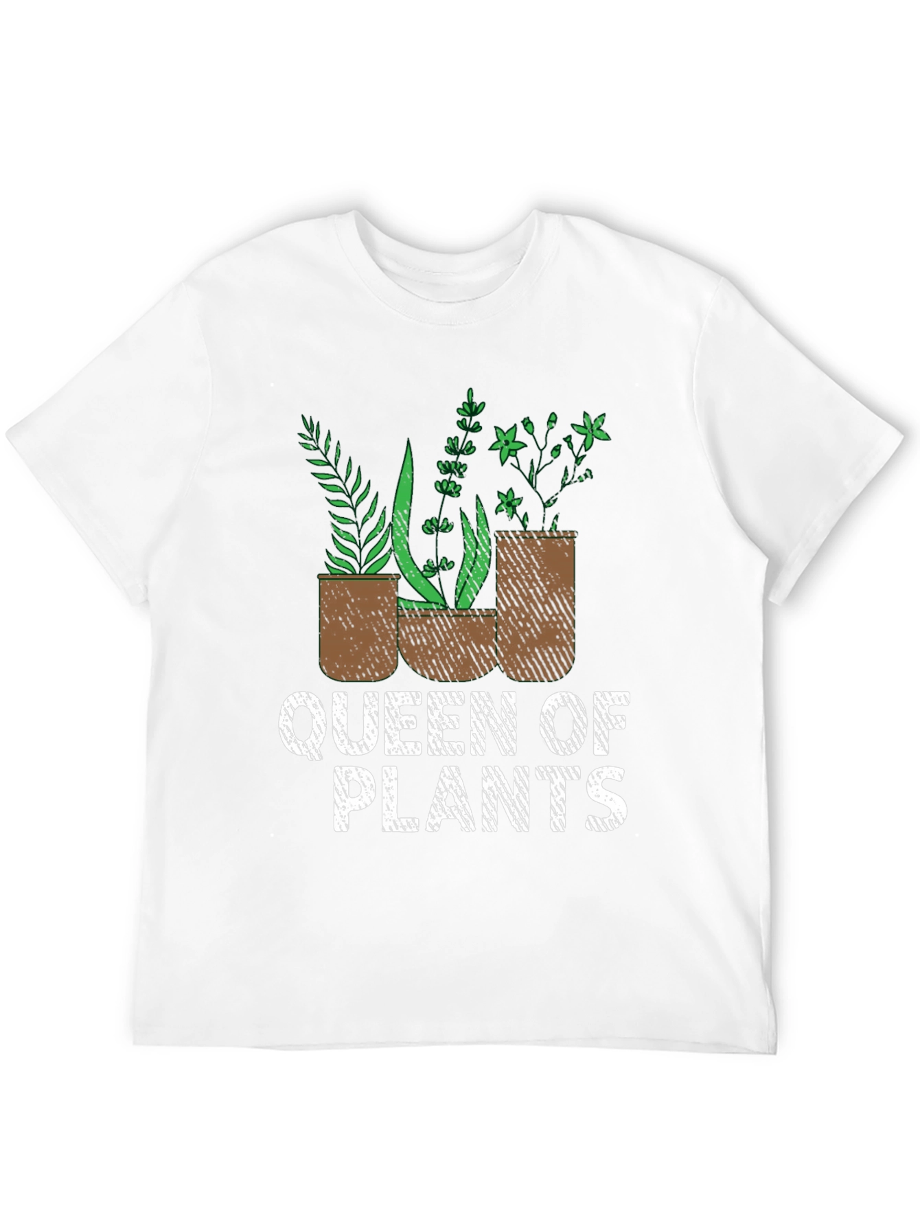 Queen of Plants Graphic Tee - Gardening Lover Shirt