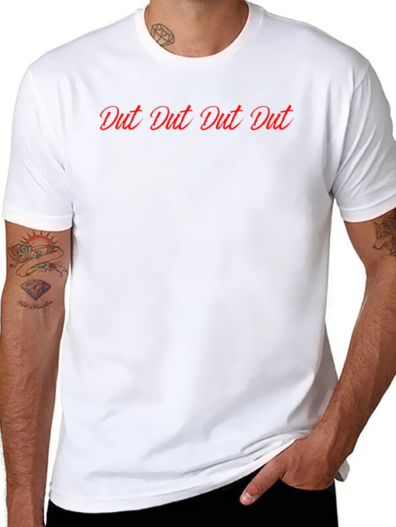 Dut Dut Dut Dut Graphic Tee - Black