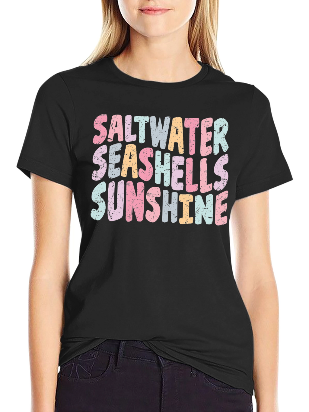 Saltwater Seashells Sunshine Graphic Tee