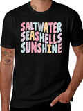 Saltwater Seashells Sunshine Graphic Tee
