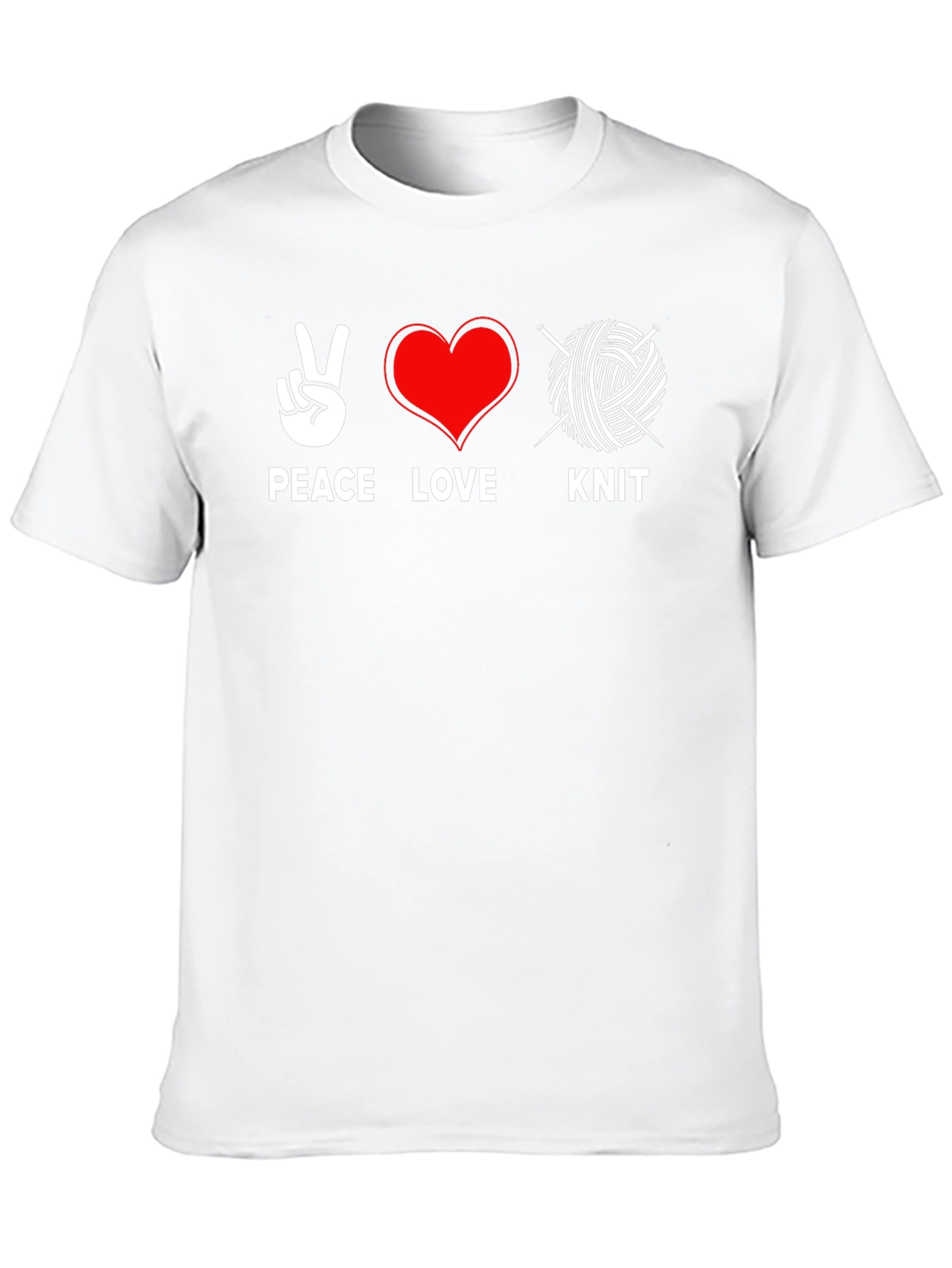 Peace Love Knit T-Shirt