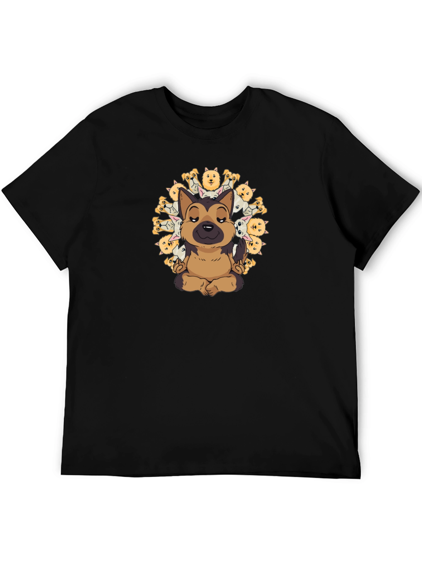 Yoga Dog Graphic Tee - Zen Mode Activated!