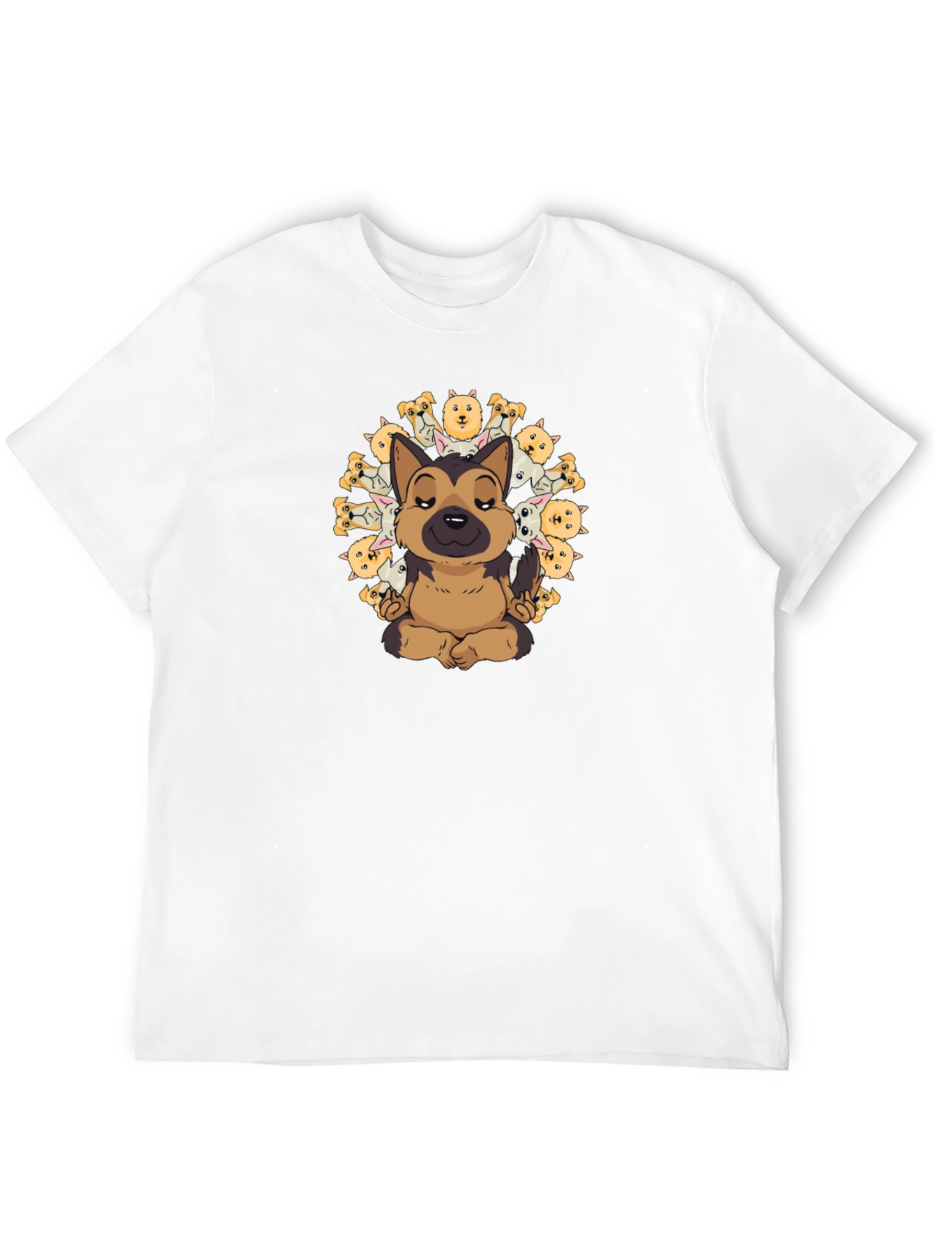 Yoga Dog Graphic Tee - Zen Mode Activated!