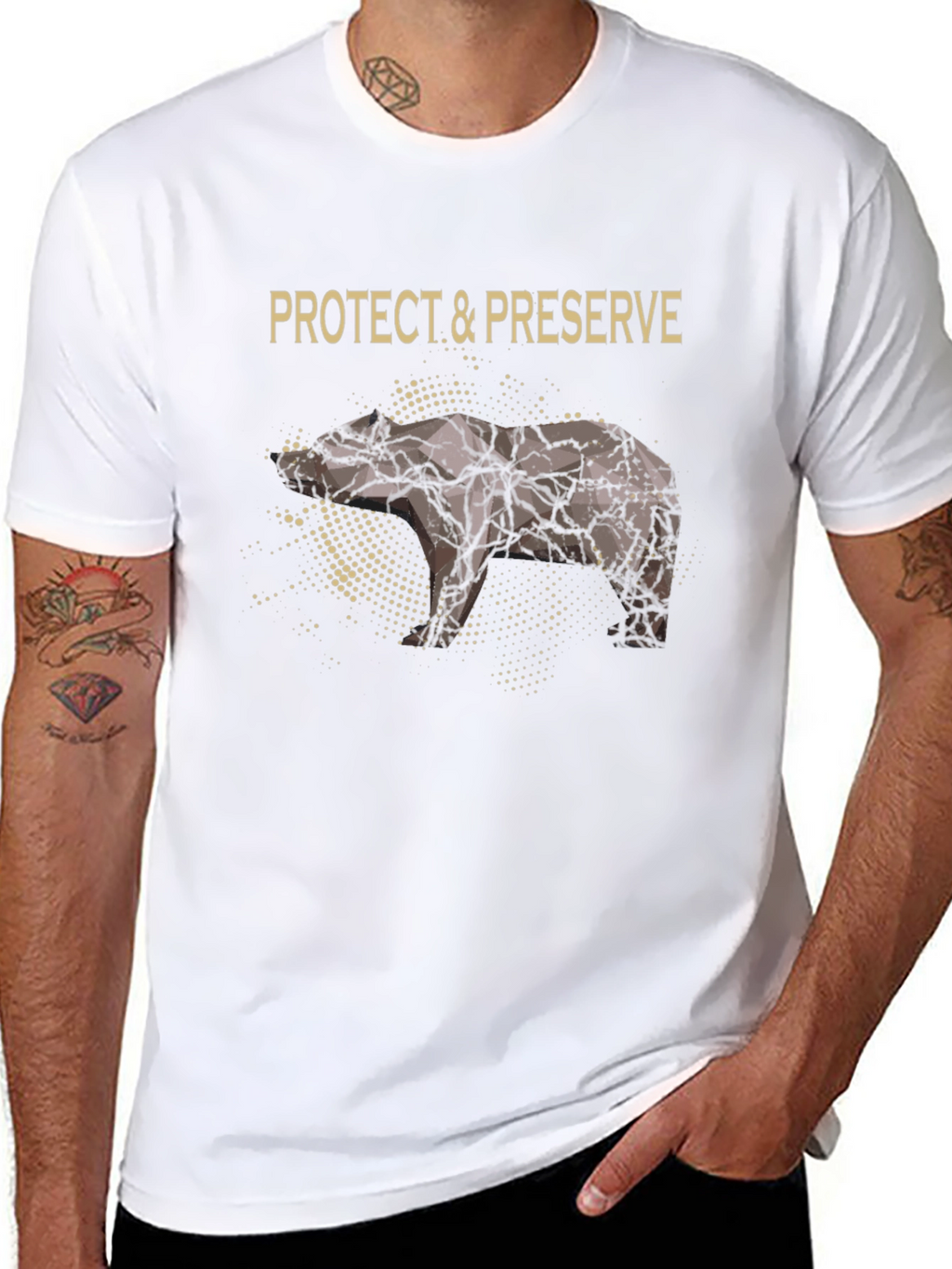 Protect & Preserve Nature T-Shirt - Black