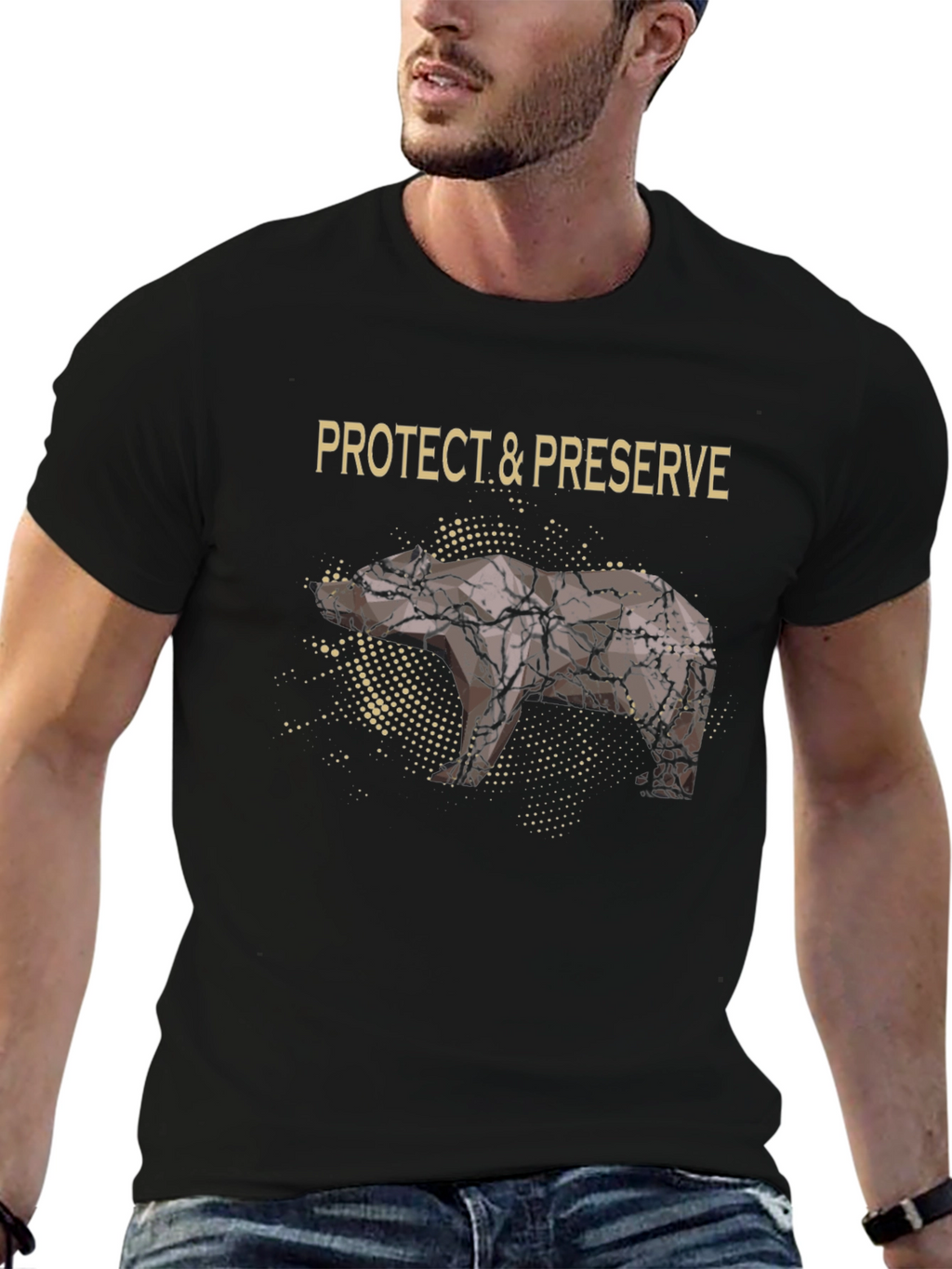 Protect & Preserve Nature T-Shirt - Black