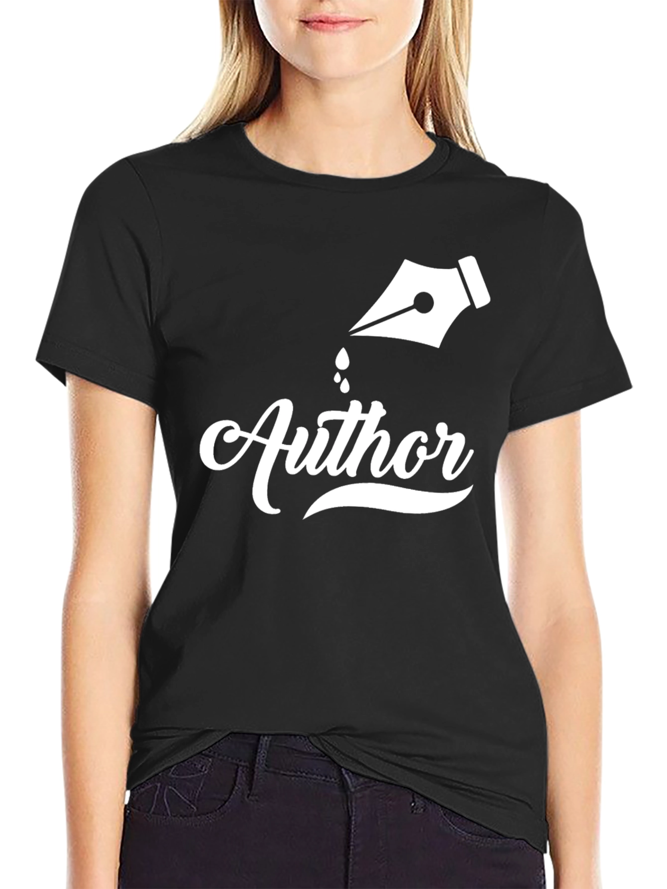 Author Graphic Tee - Black