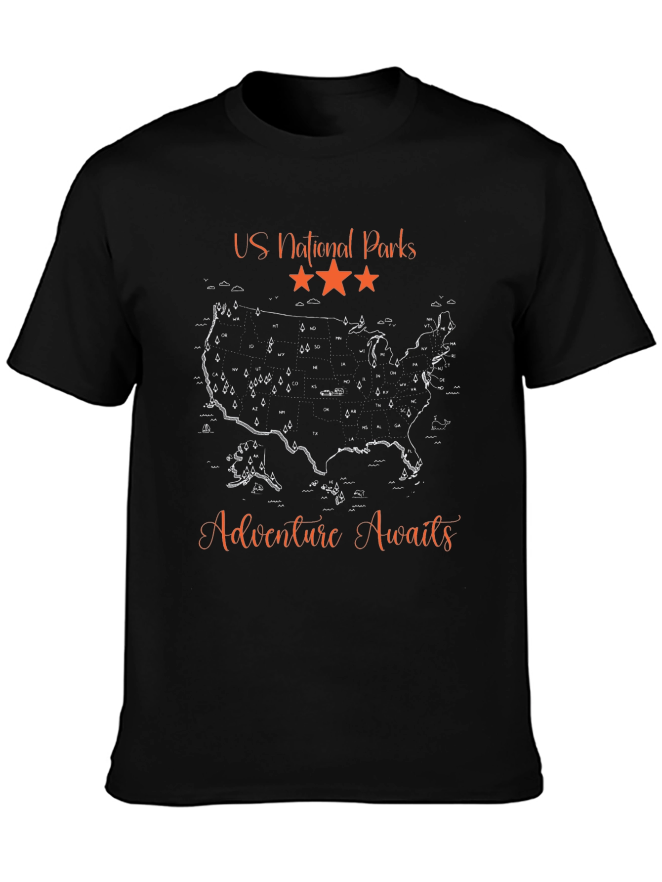 US National Parks Adventure T-Shirt
